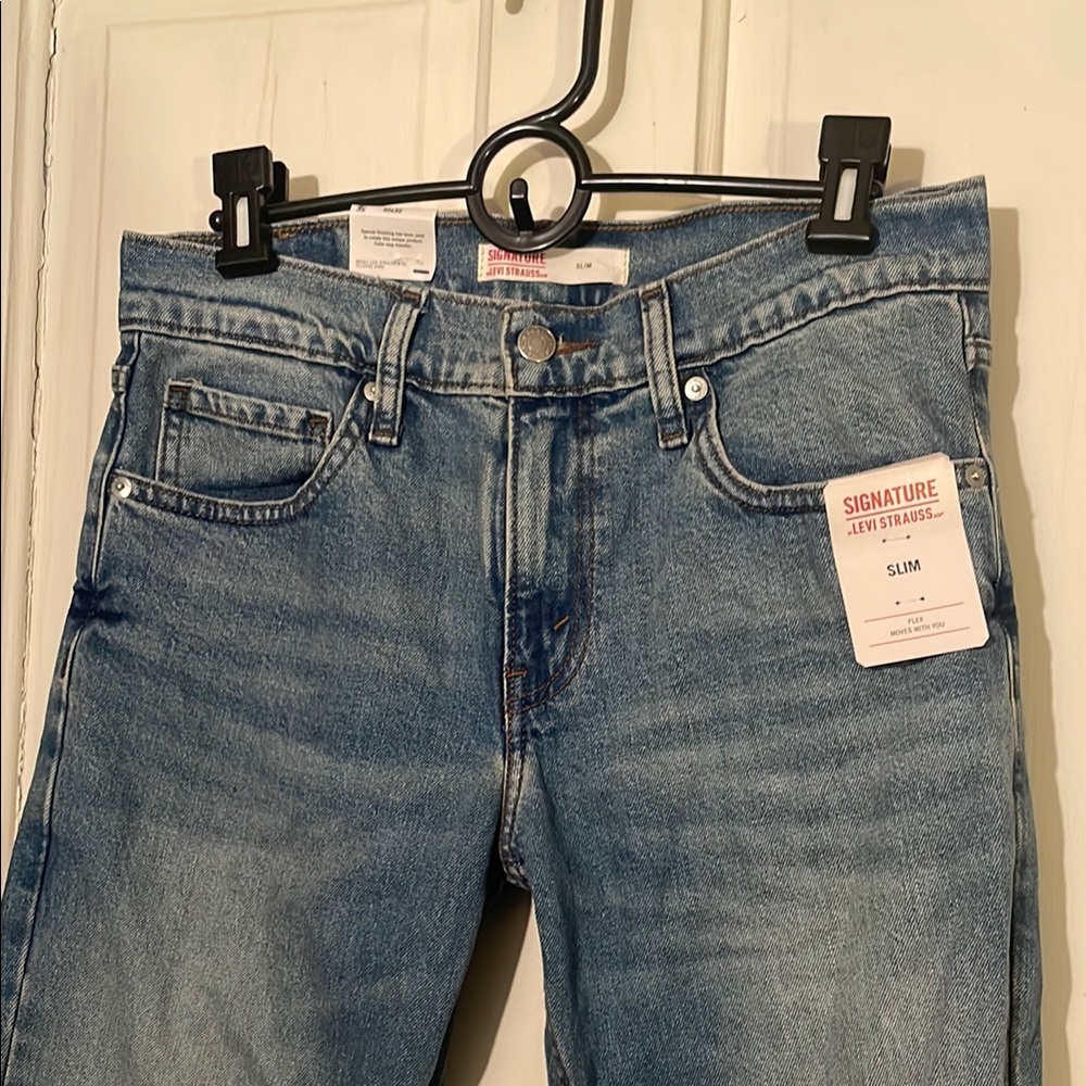 Levi's Blue Straight Jeans - Picture 5 of 7